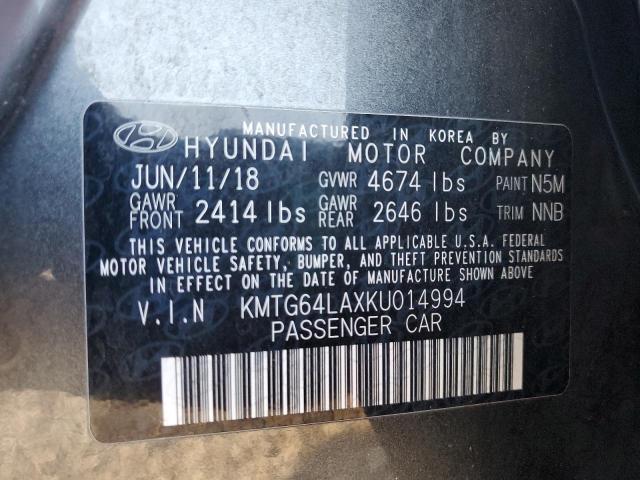 2019 GENESIS G70 ADVANC KMTG64LAXKU014994
