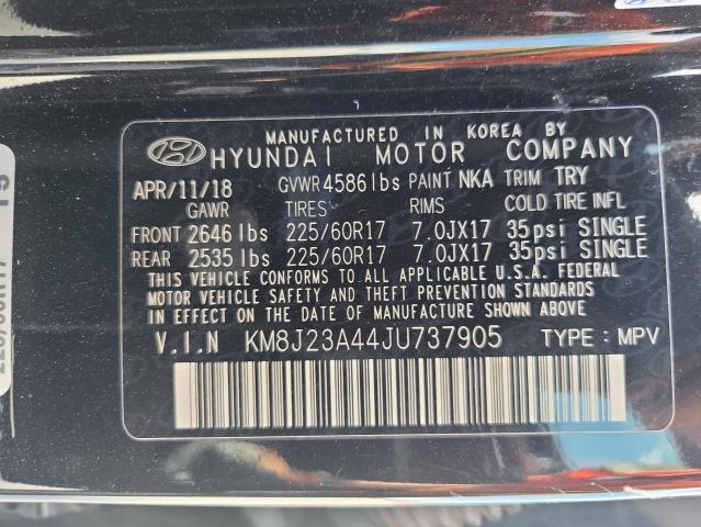 2018 HYUNDAI TUCSON SE - KM8J23A44JU737905