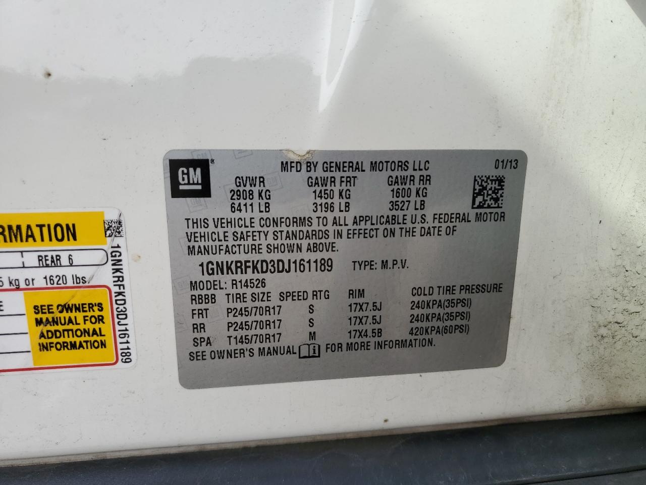 CHEVROLET TRAVERSE LS