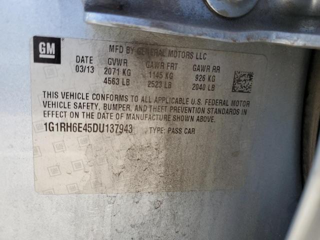 2013 CHEVROLET VOLT - 1G1RH6E45DU137943