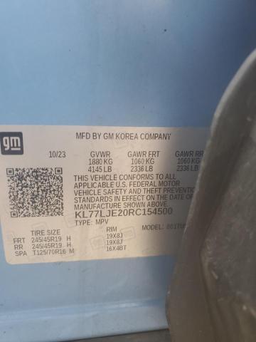 2024 CHEVROLET TRAX 2RS - KL77LJE20RC154500