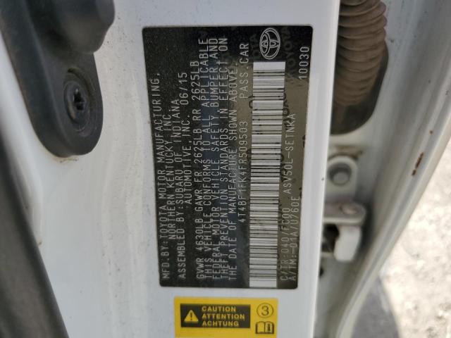 2015 TOYOTA CAMRY LE - 4T4BF1FK4FR509503