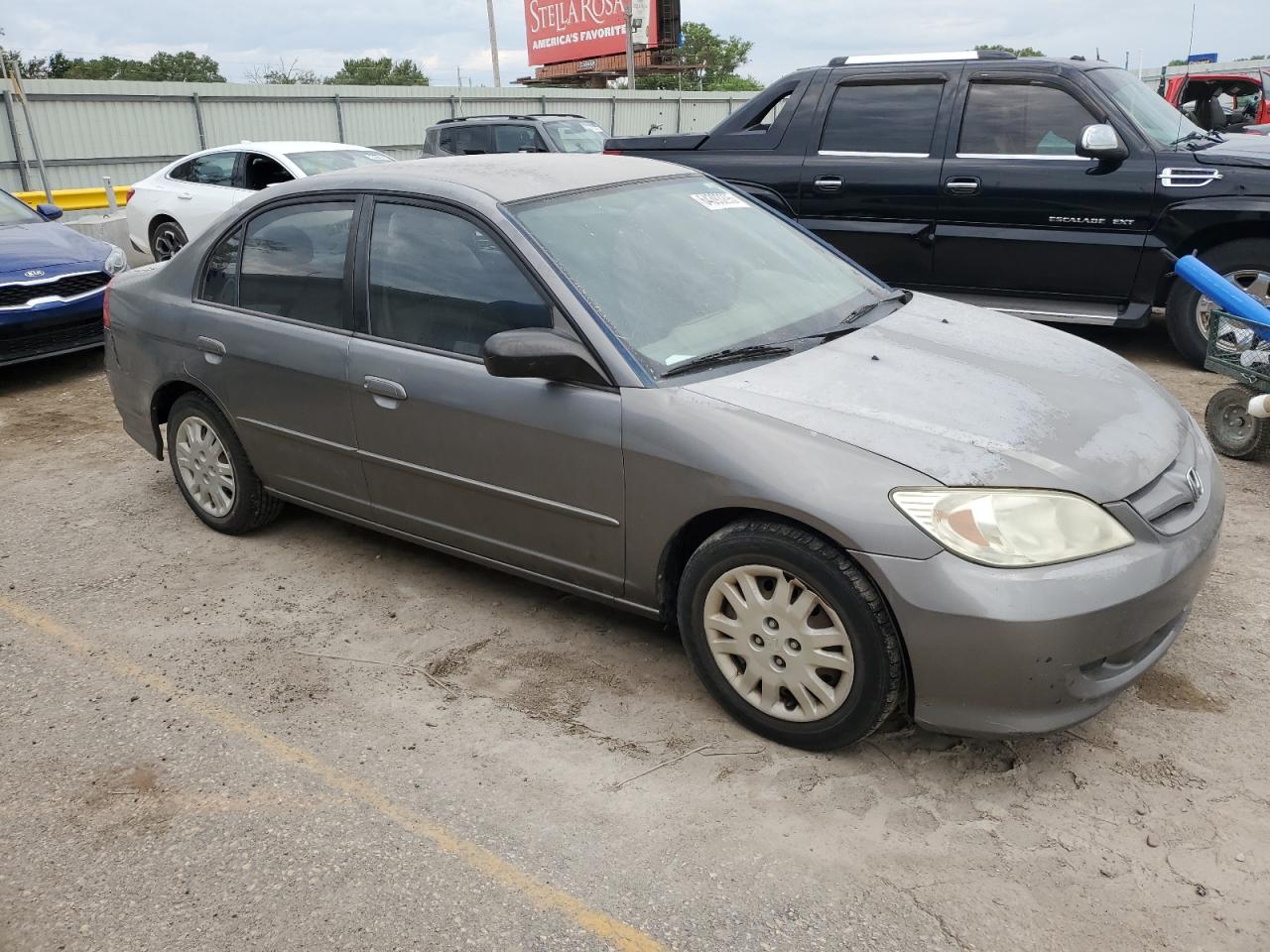 Lot #3215113607 2005 HONDA CIVIC LX