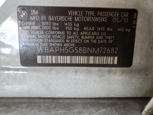 2011 BMW 328 I SULE - WBAPH5G58BNM72682