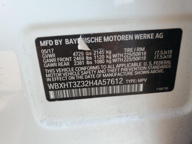 2017 BMW X1 XDRIVE2 - WBXHT3Z32H4A57612