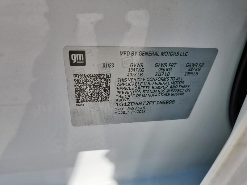 2023 CHEVROLET MALIBU LT 1G1ZD5ST2PF166908