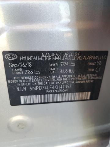 2019 HYUNDAI ELANTRA SE - 5NPD74LF4KH411153