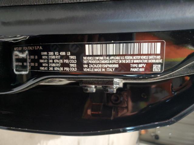 2022 JEEP RENEGADE L ZACNJDB15NPN80666