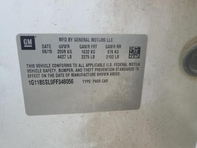 2015 CHEVROLET MALIBU - 1G11B5SL9FF348056