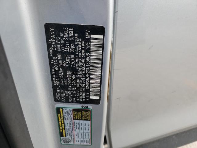 2016 HYUNDAI SANTA FE S KM8SM4HF2GU135606