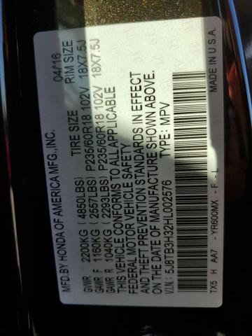 2017 ACURA RDX 5J8TB3H32HL002576