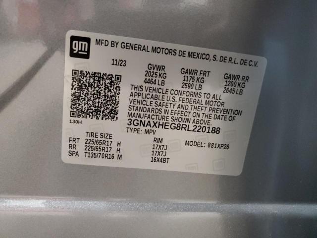 2024 CHEVROLET EQUINOX LS 3GNAXHEG8RL220188