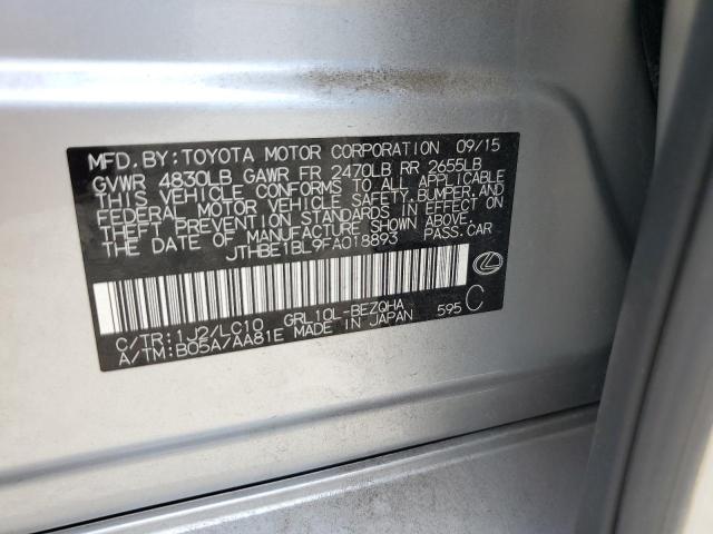 2015 LEXUS GS 350 JTHBE1BL9FA018893