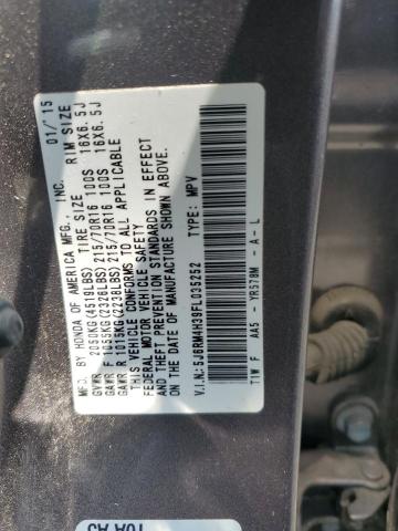 2015 HONDA CR-V LX - 5J6RM4H39FL035252