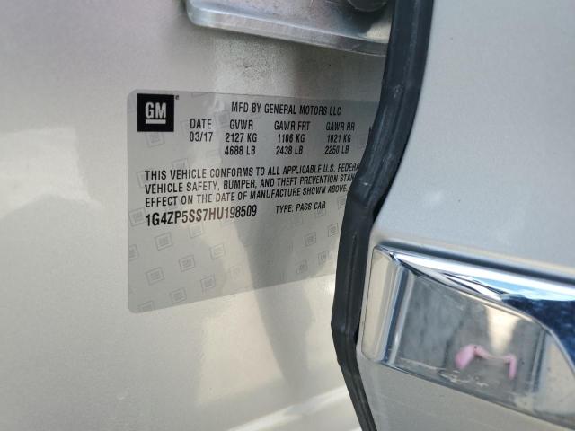 2017 BUICK LACROSSE E 1G4ZP5SS7HU198509