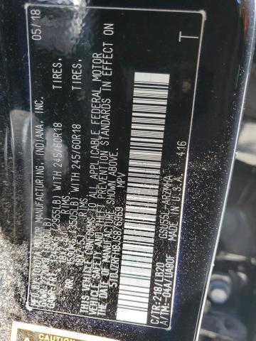 2018 TOYOTA HIGHLANDER 5TDJZRFH8JS876969