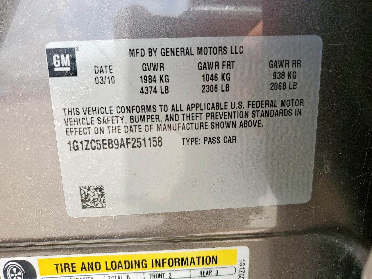 CHEVROLET MALIBU 1LT