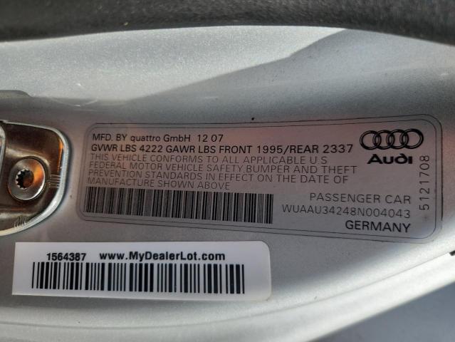 2008 AUDI R8 4.2 QUATTRO #3283808445