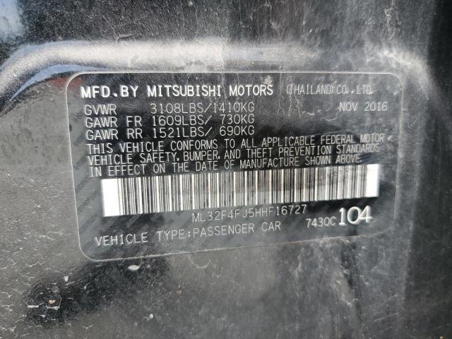 2017 MITSUBISHI MIRAGE G4 ML32F4FJ5HHF16727