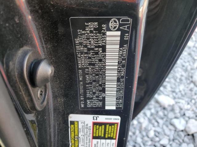 2012 TOYOTA COROLLA BA - 2T1BU4EE8CC858576