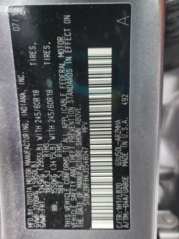 2018 TOYOTA HIGHLANDER - 5TDKZRFH4JS548047