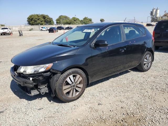 KIA FORTE EX 2013 black  gas KNAFU5A29D5678618 photo #1