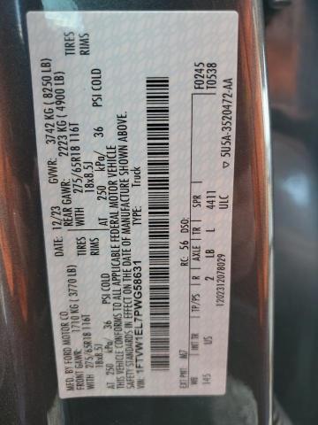 2023 FORD F150 LIGHT - 1FTVW1EL7PWG58631