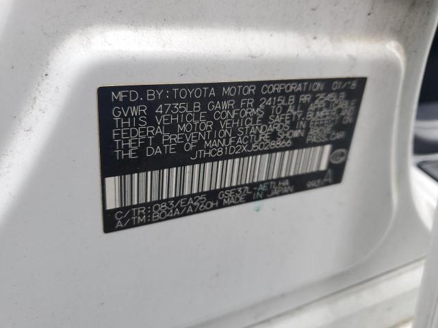 2018 LEXUS IS 300 JTHC81D2XJ5028866