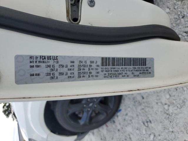 2018 DODGE JOURNEY CR 3C4PDDGG9JT499477