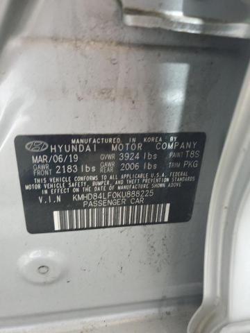 2019 HYUNDAI ELANTRA SE #3305391332