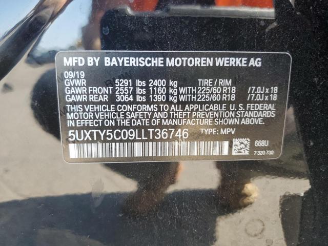 2020 BMW X3 XDRIVE3 5UXTY5C09LLT36746