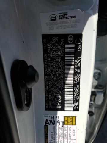 2016 TOYOTA PRIUS - JTDKARFU4G3000323