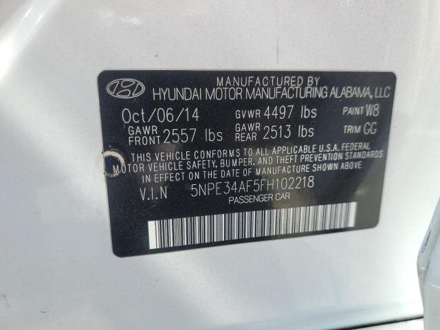 2015 HYUNDAI SONATA SPO 5NPE34AF5FH102218