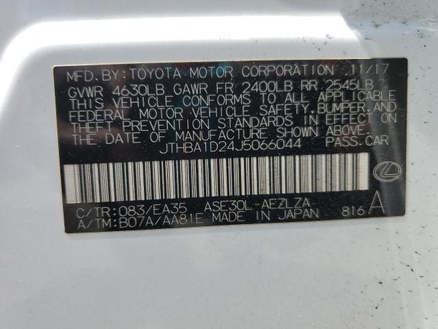2018 LEXUS IS 300 JTHBA1D24J5066044