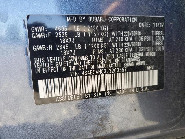 2018 SUBARU OUTBACK 2. 4S4BSANC3J3263557