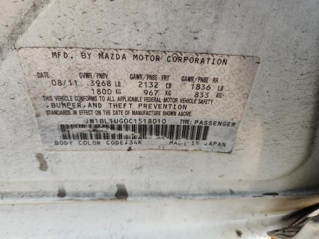 2012 MAZDA 3 I - JM1BL1UG0C1518010