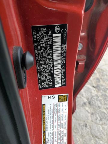 2021 TOYOTA COROLLA LE - JTDEAMDEXMJ002001