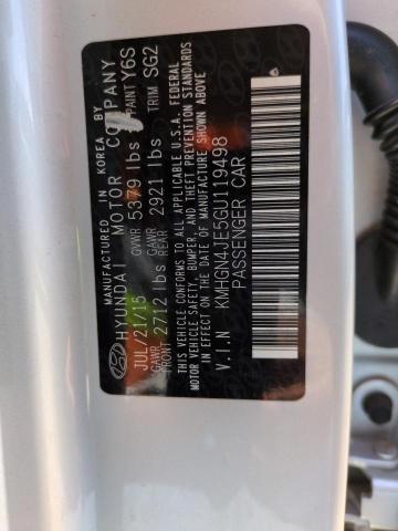2016 HYUNDAI GENESIS 3. KMHGN4JE5GU119498