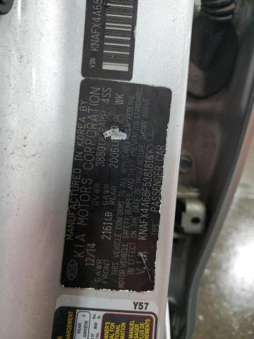 2015 KIA FORTE LX KNAFX4A68F5381816