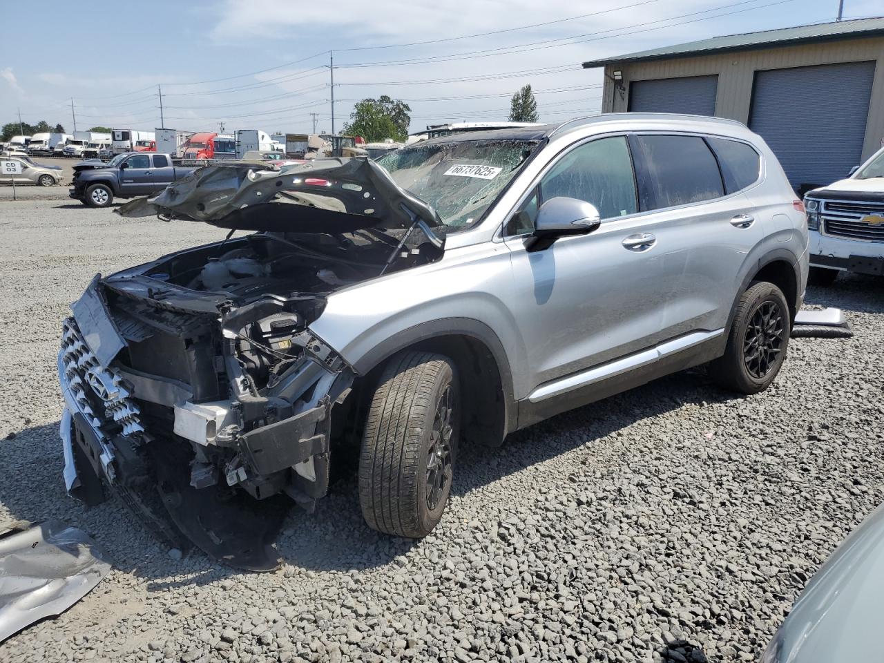 Lot #3256386352 2023 HYUNDAI SANTA FE S
