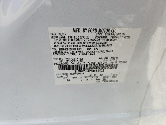 2015 FORD FLEX SE 2FMGK5B82FBA13523