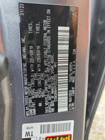 2023 TOYOTA HIGHLANDER 5TDKDRBH4PS503705