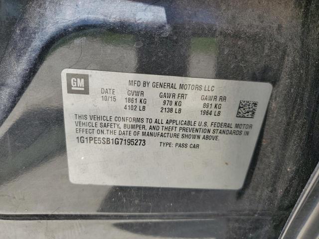 2016 CHEVROLET CRUZE LIMI 1G1PE5SB1G7195273
