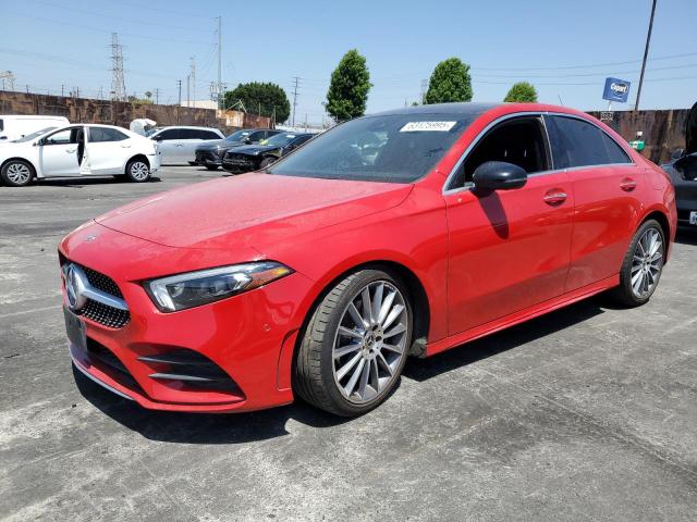 MERCEDES-BENZ A 220 2019 red  gas WDD3G4EB3KW013504 photo #1