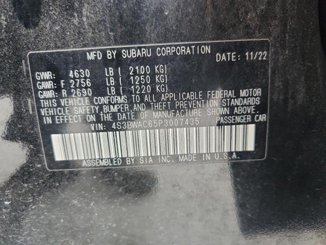 2023 SUBARU LEGACY PRE 4S3BWAC65P3007435