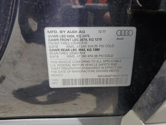 2018 AUDI Q5 PREMIUM - WA1ANAFY6J2116795