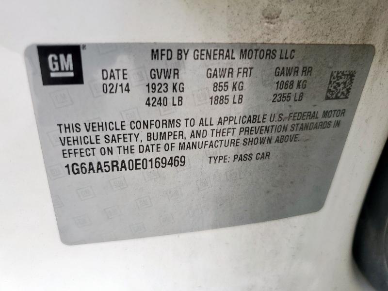 2014 CADILLAC ATS - 1G6AA5RA0E0169469