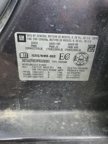 2015 GMC SIERRA K15 3GTU2TEC0FG329365
