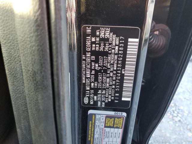 2017 KIA SORENTO LX 5XYPG4A38HG288317