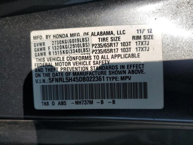 2013 HONDA ODYSSEY EX - 5FNRL5H45DB022361